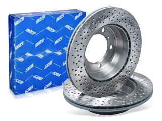 2x brake discs for PORSCHE 987 981 982 Boxster 2.7 2.9...