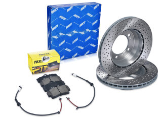 Disques de frein + plaquettes de frein +WK pour PORSCHE...
