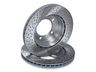 2x brake discs for PORSCHE 986 Boxster S 987C Cayman S REAR