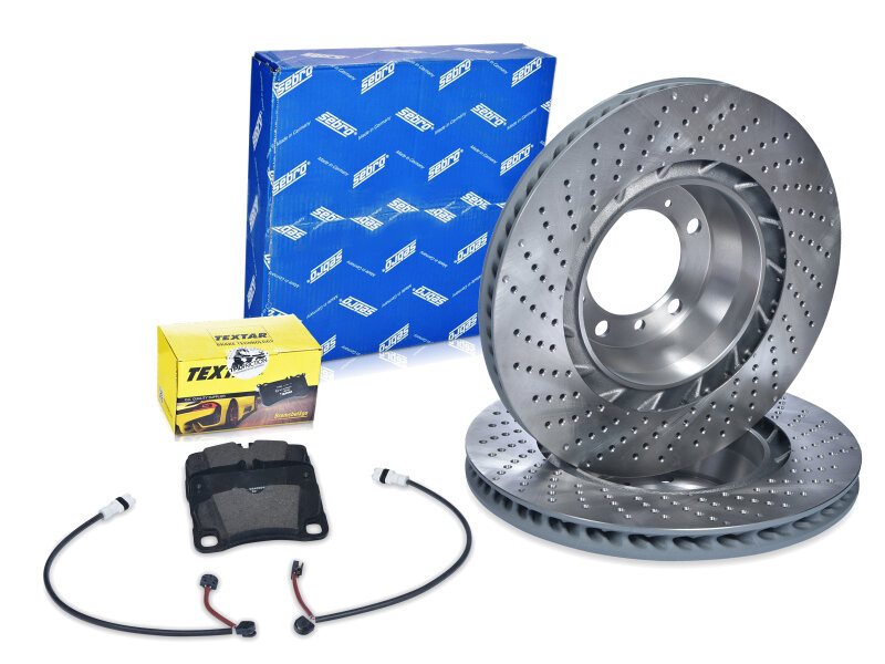 Disques de frein + plaquettes de frein +WK pour PORSCHE...