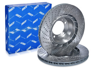 2x brake discs for PORSCHE 997 turbo S GT3 GT2 REAR