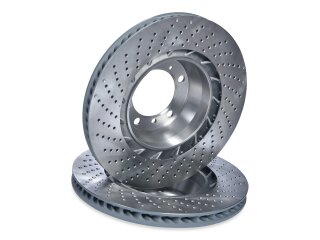 2x brake discs for PORSCHE 997 turbo S GT3 GT2 REAR