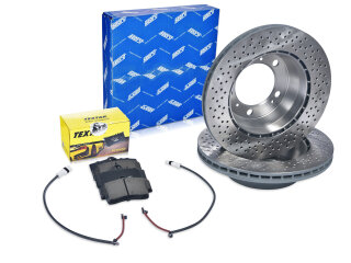 Brake discs + brake pads +WK for PORSCHE 996 997 Carrera...