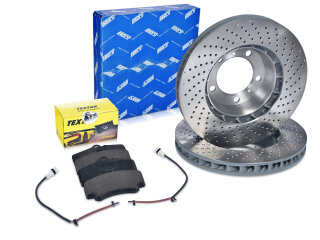 Disques de frein + plaquettes de frein +WK pour PORSCHE...