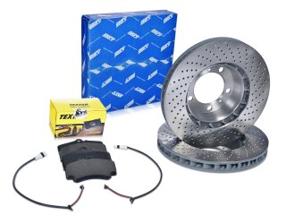 Brake discs + brake pads +WK for PORSCHE 996 Carrera 4S...