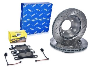 Disques de frein + plaquettes de frein +WK pour PORSCHE 991 3.4 Carrera 2 4 350PS ARRI&Egrave;RE