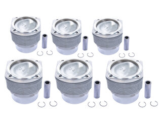 6x pistons + cylinders for PORSCHE 911 2.7 K-Jet 74-77 150PS 91110395102
