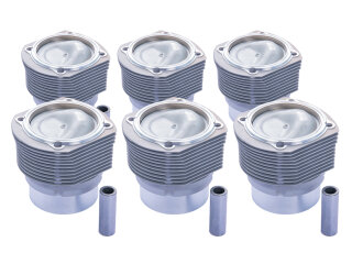 6x pistões + cilindros para PORSCHE 911 2.7 74-77...