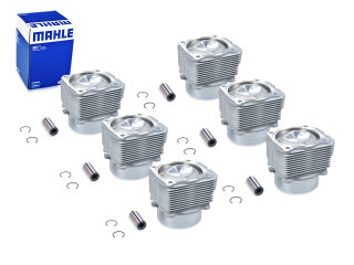 6x pistons + cylindres pour PORSCHE 993 3.6 Carrera...
