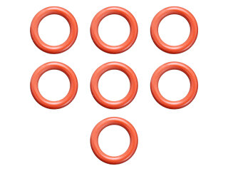 7x O-Ring Zugankerschraube Kurbelgehäuse für...