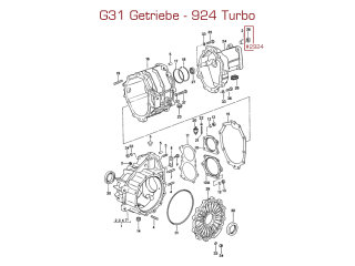 Cambio paraolio per PORSCHE 924 turbo 931 albero del...