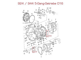 Joint darbre de transmission pour PORSCHE 924 944 928 964...