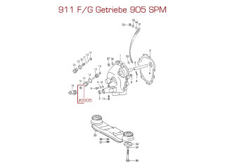 ギアボックス シャフト シール ポルシェ 911 F/G 901 902 SPM 914 99911303650
