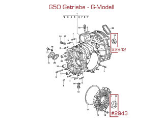 Joint darbre de boîte de vitesses pour PORSCHE 911...