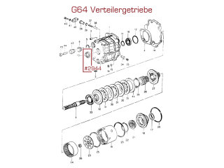 Versnellingsbak asafdichting voor PORSCHE 964 993 C4...