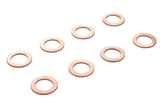 8x bague d&eacute;tanch&eacute;it&eacute; glissi&egrave;re pour PORSCHE 911 964 993 cha&icirc;ne de distribution arbre &agrave; cames CUIVRE