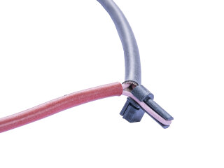 1x contatto di avvertimento per PORSCHE 997 Carrera 2S Boxster Cayman 987 ANTERIORE DESTRO TEXTAR