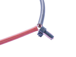 1x contacto de aviso para PORSCHE 997 Carrera S GTS Boxster 987 DELANTERO TEXTAR