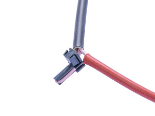 1x waarschuwingscontact voor PORSCHE Boxster Cayman 987 VOOR LINKS TEXTAR