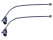 2x Indicatore di usura pastiglie freno per PORSCHE Macan 95B PR No. 1LB 1LF 1LG 1ZK Textar VA
