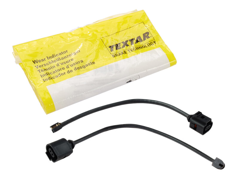 2x contacto de aviso para PORSCHE 991 Carrera 981 982 Boxster 250mm DELANTERO TEXTAR