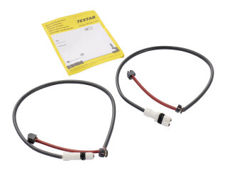 2x warning contact for PORSCHE 997 GT2 GT3 RS FRONT TEXTAR