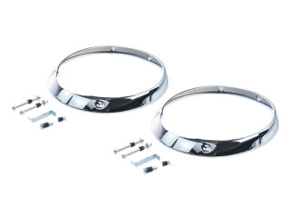 2x aro de faro para PORSCHE 911 F T E S hasta -72 H1 aro...