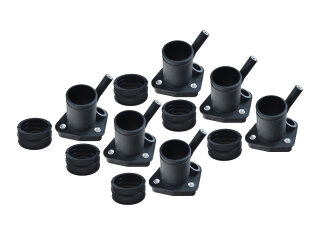 6x colector de admisi&oacute;n + manguito de goma para colector de admisi&oacute;n PORSCHE 993 Carrera turbo L-Jetronic