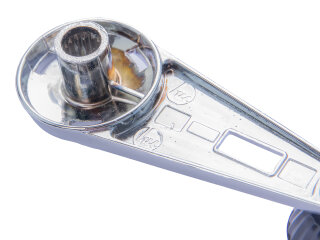 2x window crank for PORSCHE 911 up to -83 CHROME + cover + screws