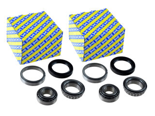 2x rodamientos de rueda para PORSCHE 928 4.5 S 928S hasta -86 DELANTERO SNR