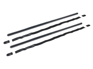 2x listones de umbral decorativos para PORSCHE 356 A + almohadilla de goma