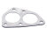 Gasket exhaust manifold for PORSCHE 924 2.0 125HP exhaust manifold to Y-pipe