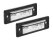 2x Luzes de Placa para PORSCHE 964 993 996 Carrera 986 Boxster + Lâmpadas