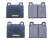 Pastilhas de freio para PORSCHE 911 F/G até 1977 930 turbo 3.0 DIANTEIRAS TEXTAR