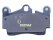 Brake pads for PORSCHE Cayenne 955 957 REAR TEXTAR