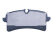 Brake pads for PORSCHE Macan 95B 2.0 3.0 GTS 3.6 turbo REAR TEXTAR