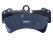 Brake pads for PORSCHE Cayenne 955 957 3.2 4.5 turbo 4.8 S GTS FRONT TEXTAR