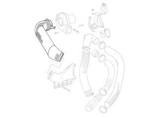 Durite de chauffage pour PORSCHE 911 G 2.7 SC 3.0 75-79 -...
