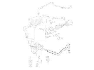 Manguitos de radiador para PORSCHE 996 turbo GT2 enfriador de aceite manguera de retorno de aceite