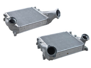 Intercooler pour PORSCHE Cayenne 9PA1 957 92A 958 4.8 SET...