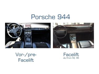 ストレージインサートセンターコンソール、オリジナルポルシェ944、86- 968