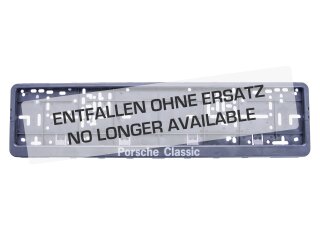 Soporte de matr&iacute;cula ORIGINAL PORSCHE Cl&aacute;sico 911 944 964 993 996 928 986 968