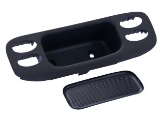 Compartimento de almacenamiento ORIGINAL para consola central Porsche 986/996, Gris Granito con inserto