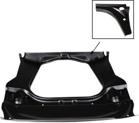 Staffa di montaggio per riparazione bagagliaio DESTRO PORSCHE 911 F/G 64-89