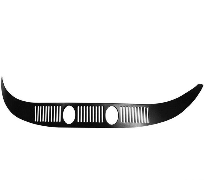 Rear apron for PORSCHE 356 B/C Carrera, end plate for 2 center tailpipes