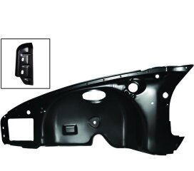 Rivestimento interno passaruota per PORSCHE 911 F 69-73 senza piastre di saldatura ANTERIORE SINISTRO