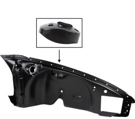 Supporto montante pannello di riparazione per parafango interno PORSCHE 911 F 69-73, ANTERIORE DESTRO