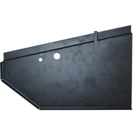 Zijpaneel accubak voor PORSCHE 356 B-T5 met bumperbeugel...