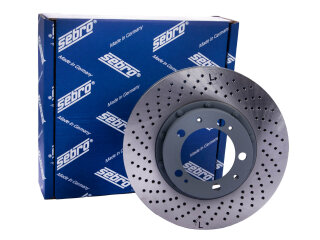 1x brake disc for PORSCHE 993 turbo FRONT LEFT