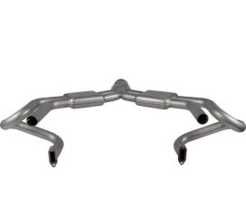 Kit de escape estilo Sebring para PORSCHE 356. Escape deportivo con cola redonda. ACERO INOXIDABLE.